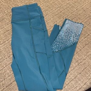 Blue Lululemon leggings